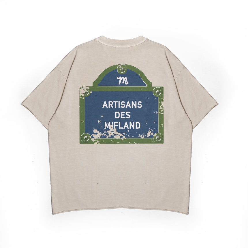 Grey & Tan SS26 Striped Long Sleeve