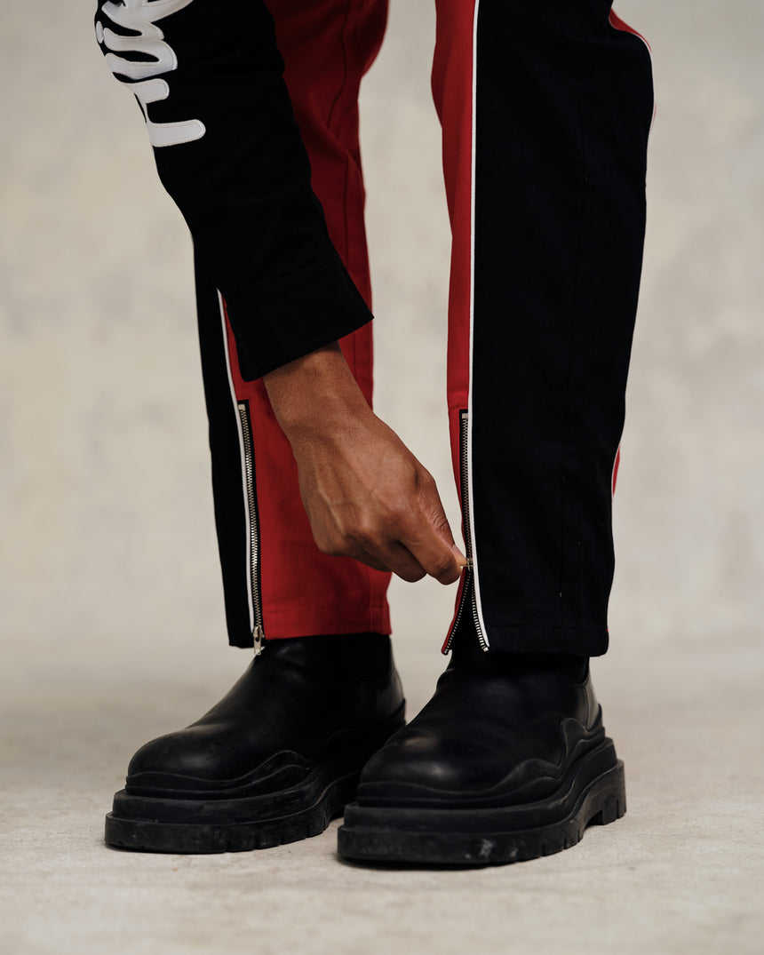 Red Moto Jacket