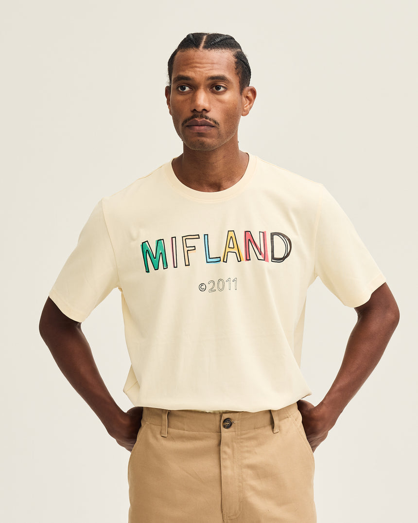 Grey & Tan SS26 Striped Long Sleeve