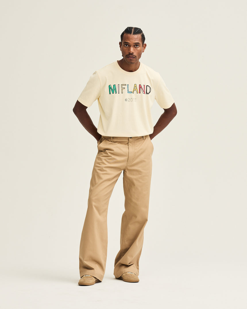 Cream Artsy Tee