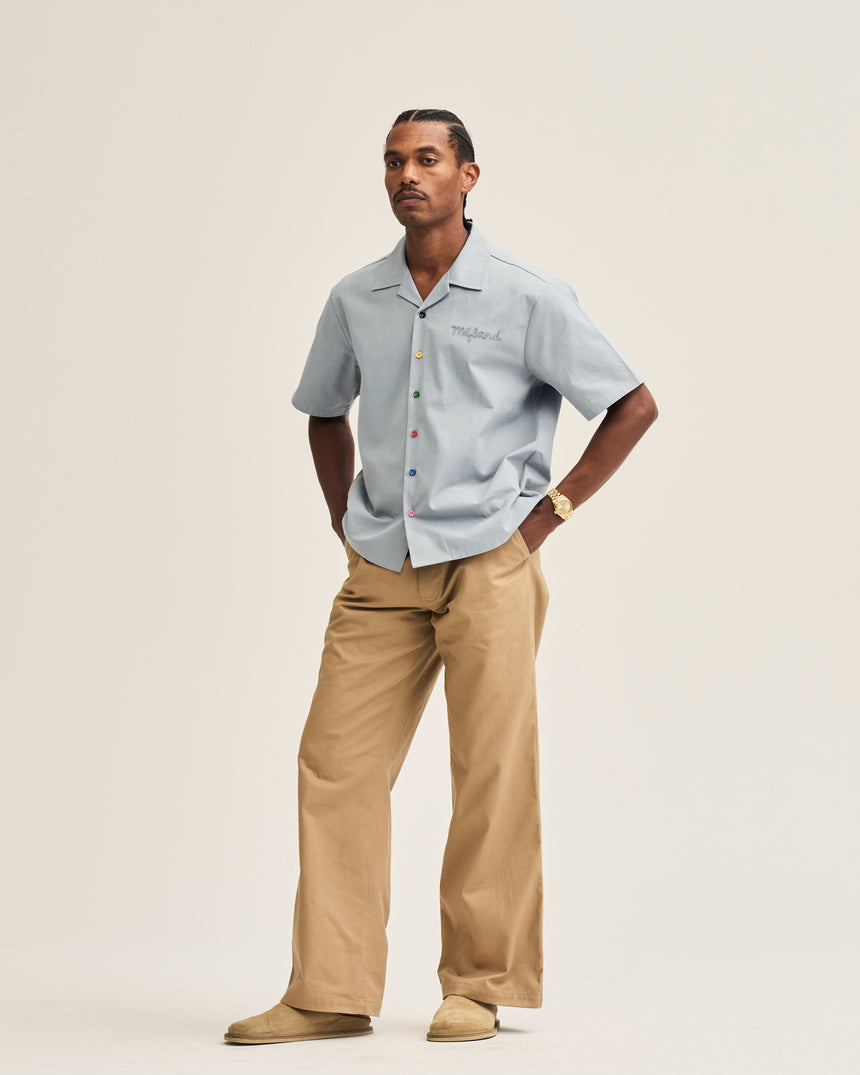 Blue Hirst Camp Shirt