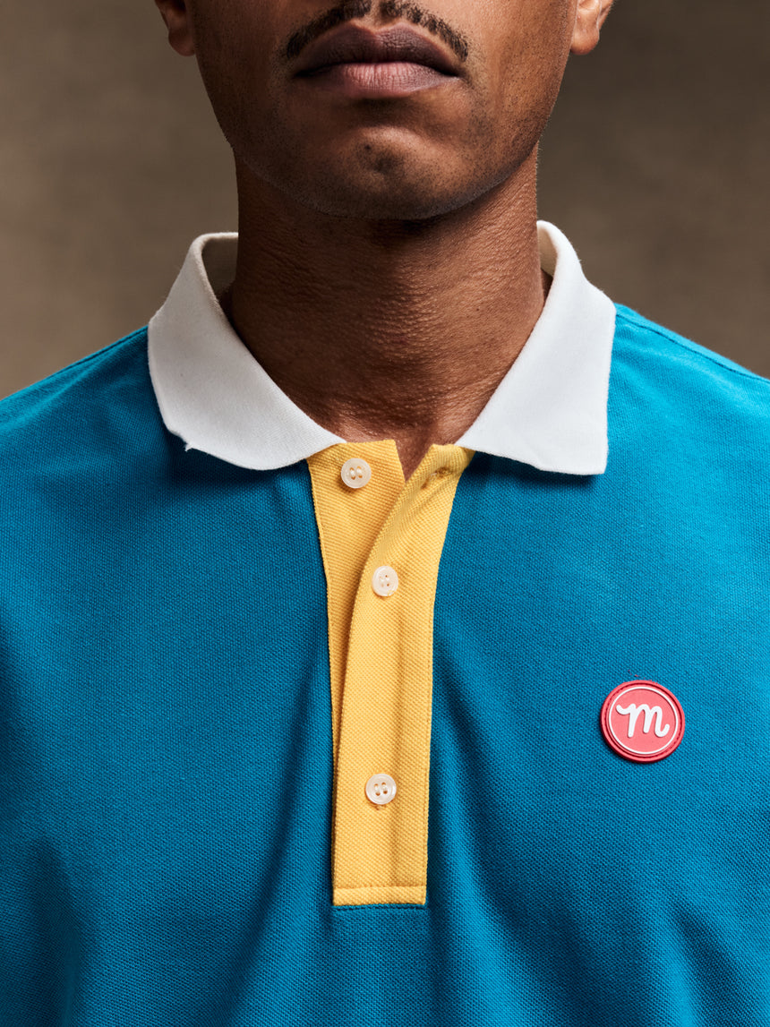 Blue SS26 Golf Polo