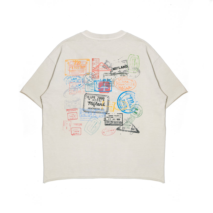 Grey & Tan SS26 Striped Long Sleeve