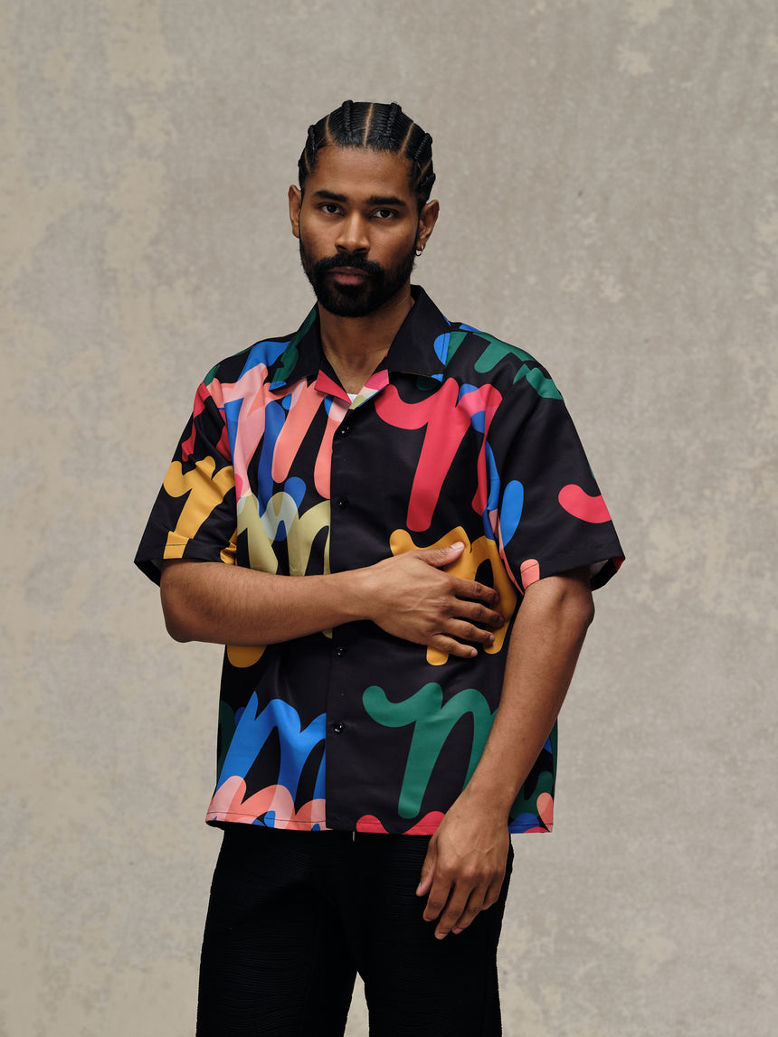 Black Watercolor MillionCamp S/S