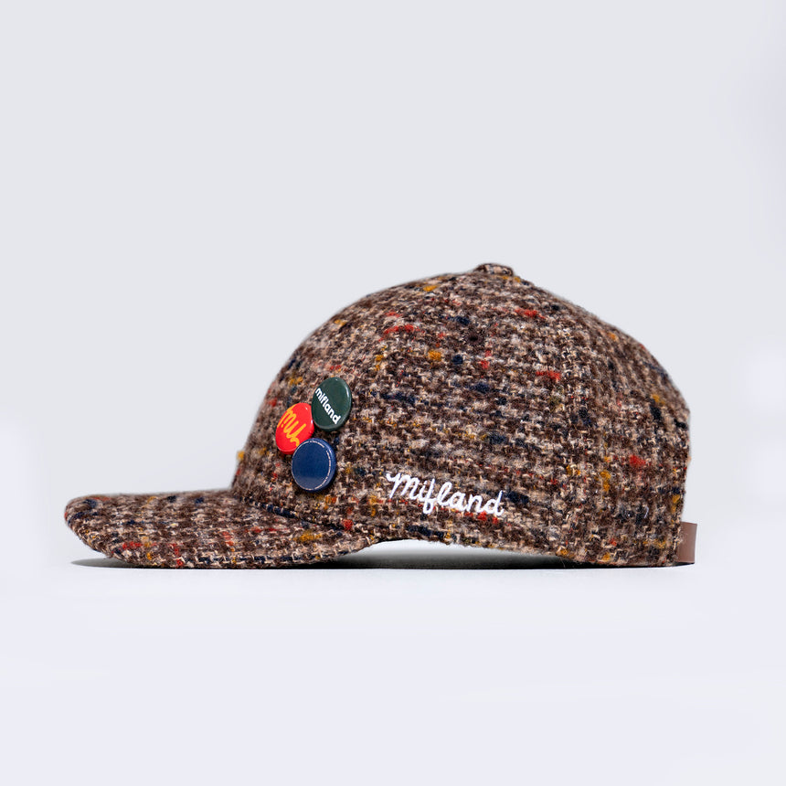 Button Wool Baseball Cap
