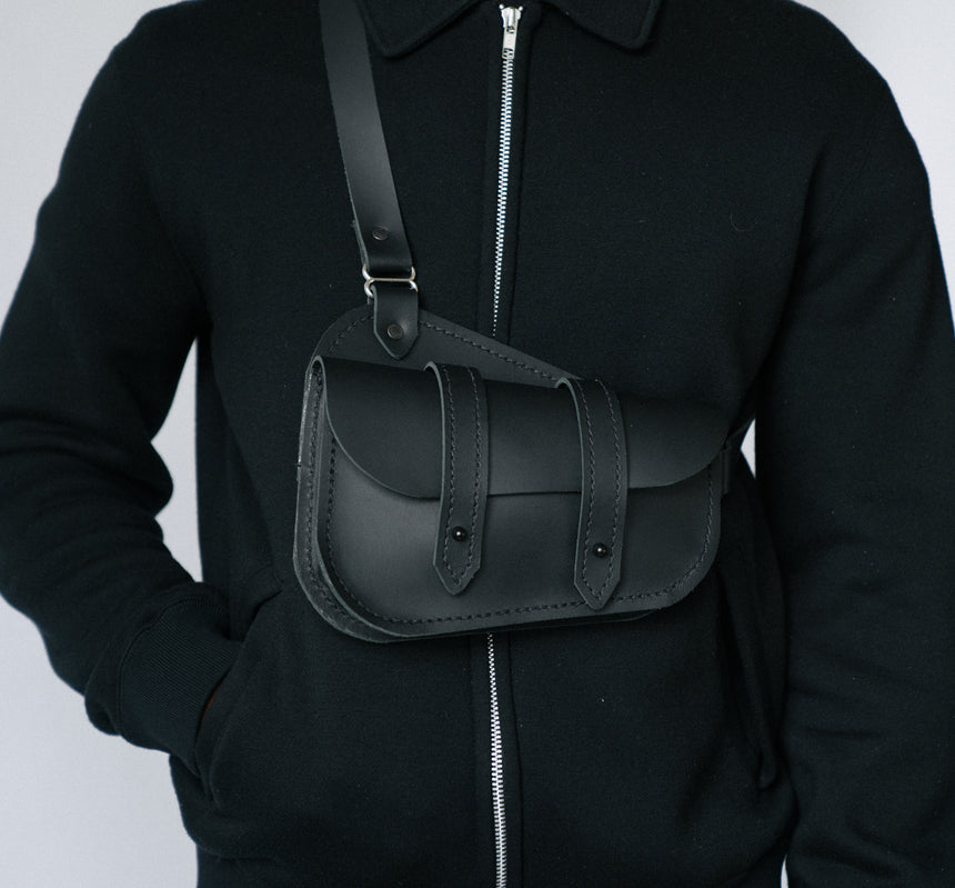 Black Saddle Bag