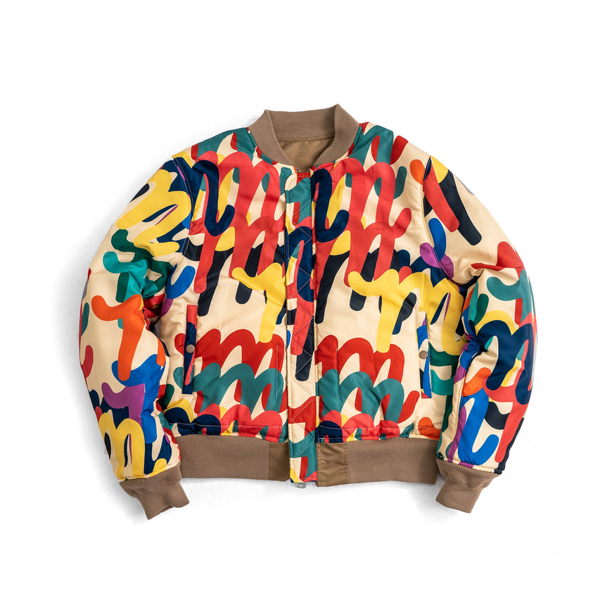 Khaki Reversible MA-1 Flight Jacket