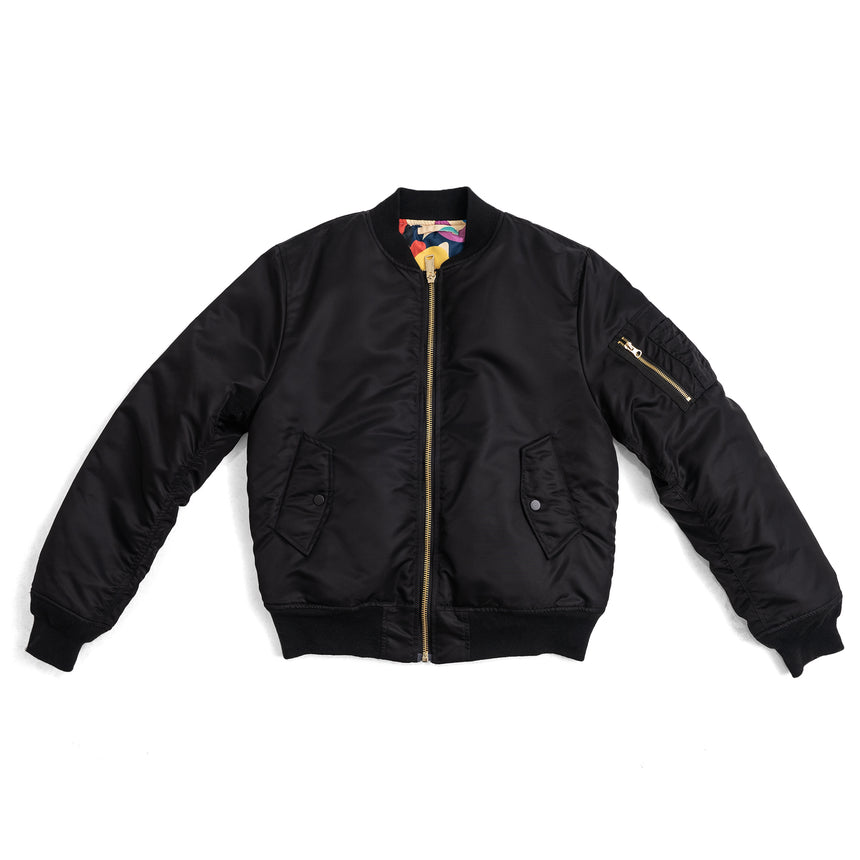 Black Reversible MA-1 Flight Jacket