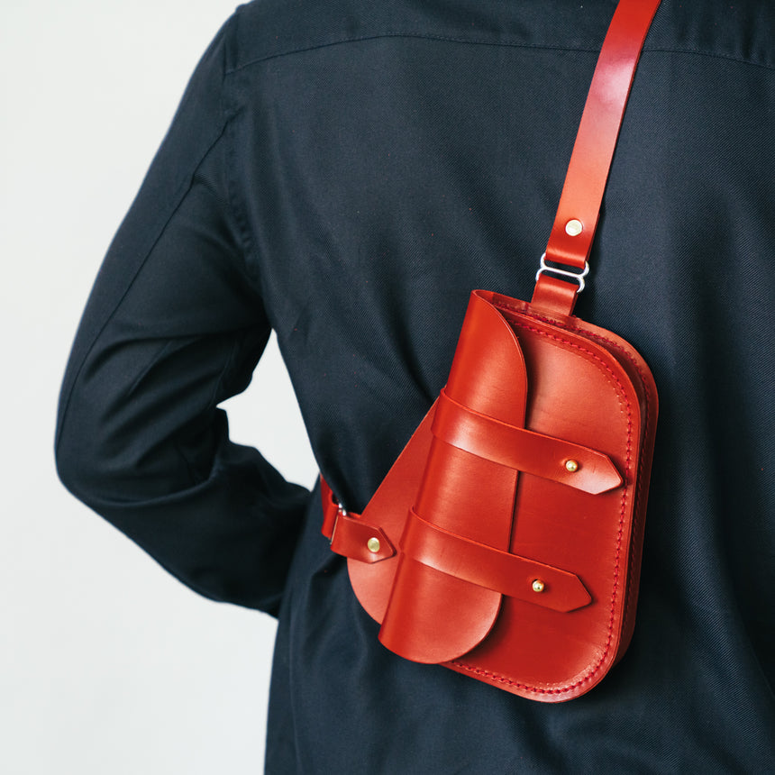 Red Saddle Bag