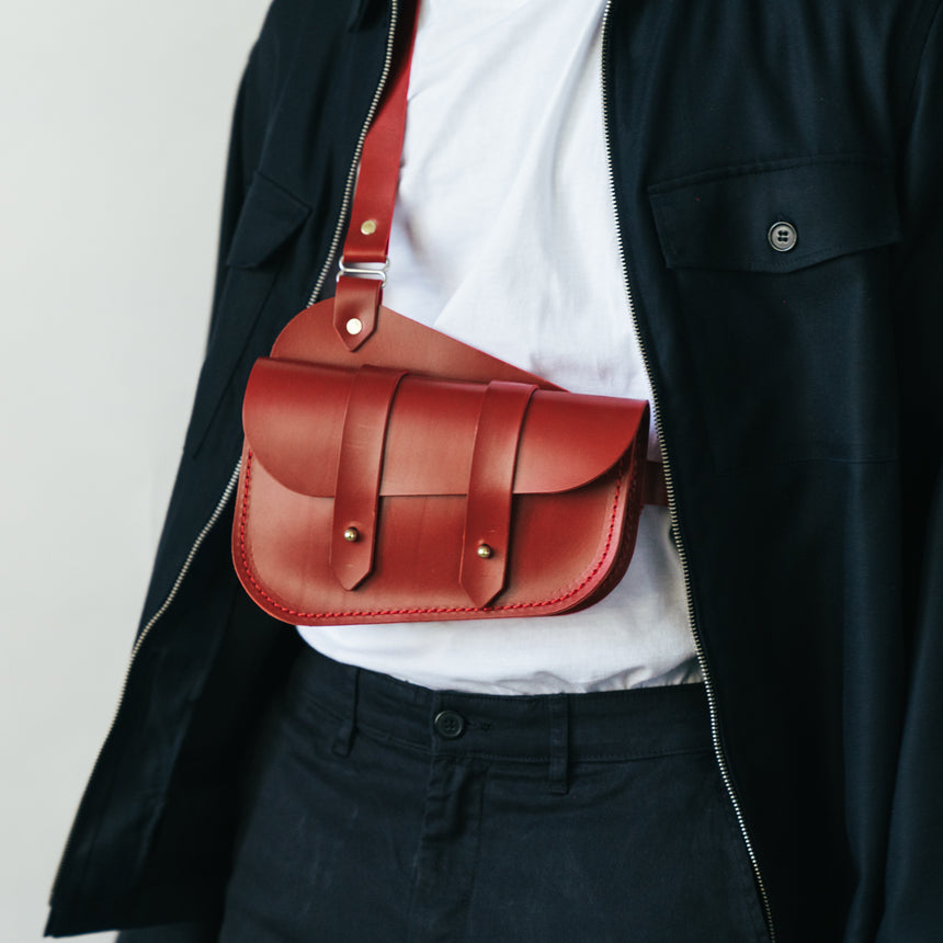 Red Saddle Bag