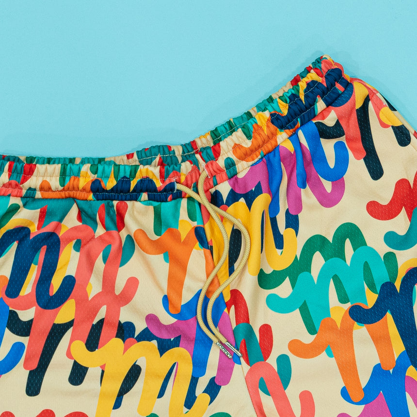 Rainbow Million Ms Mesh Shorts QS