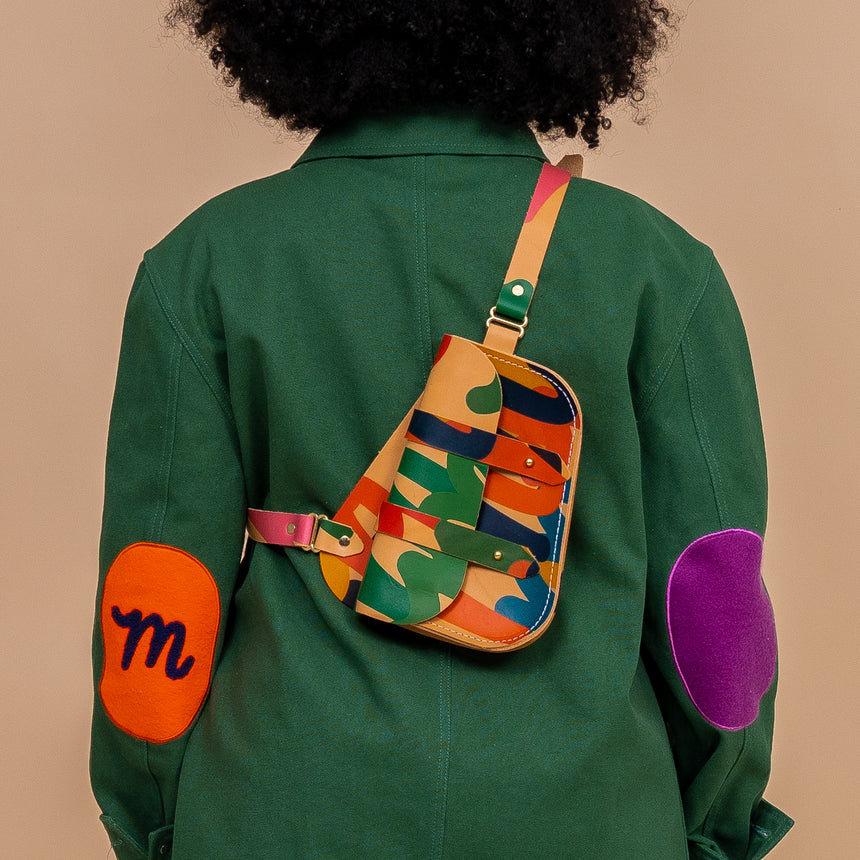 Green Multicolor Work Jacket