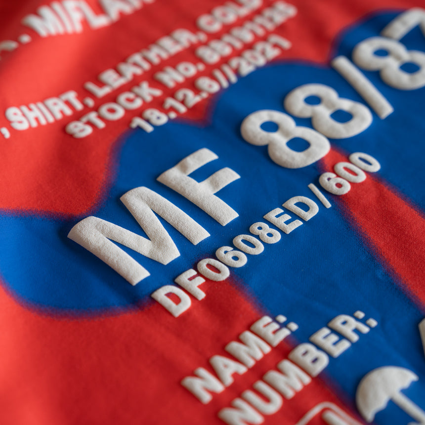 Red Spray Logo L/S QS