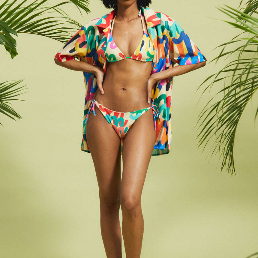 Peach M Bikini Bottom