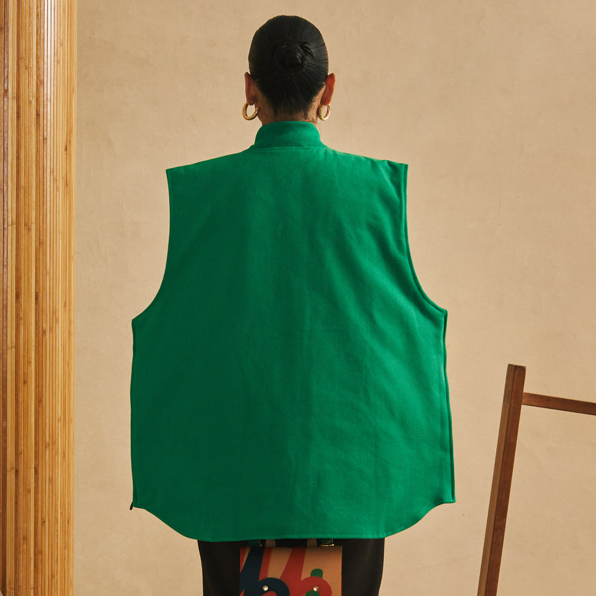 Green Utility Vest QS