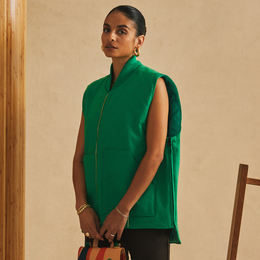 Yellow Utility Vest QS