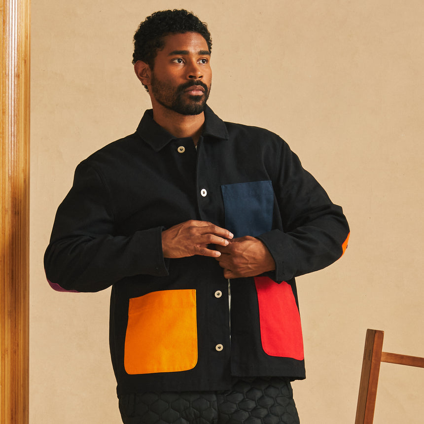 Multicolor Work Jacket