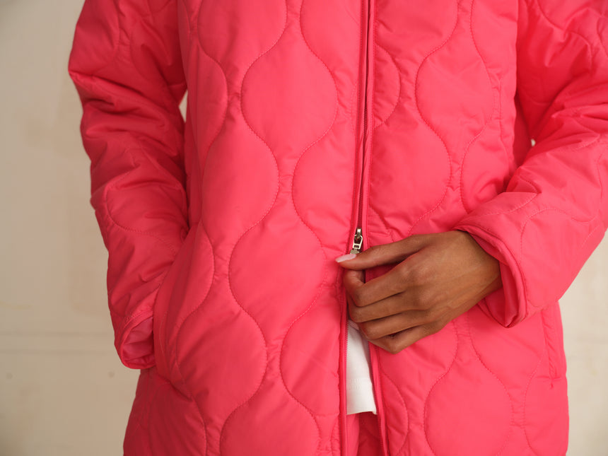 Pink Quilted Jacket LE