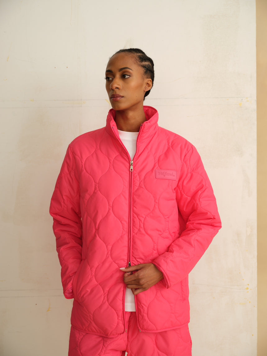 Pink Quilted Jacket LE