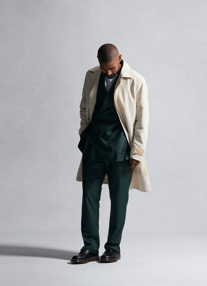 Khaki Car Coat