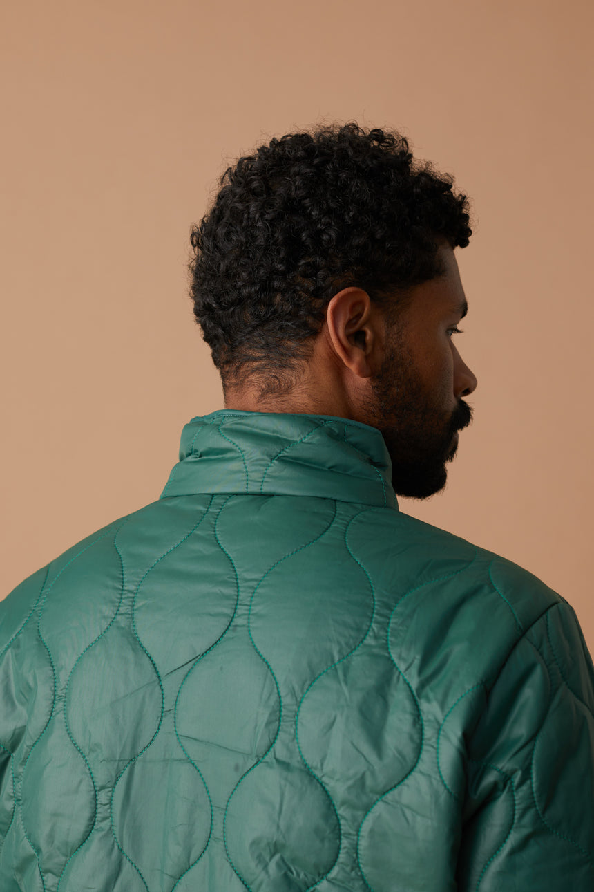 Green Quilted Jacket LE