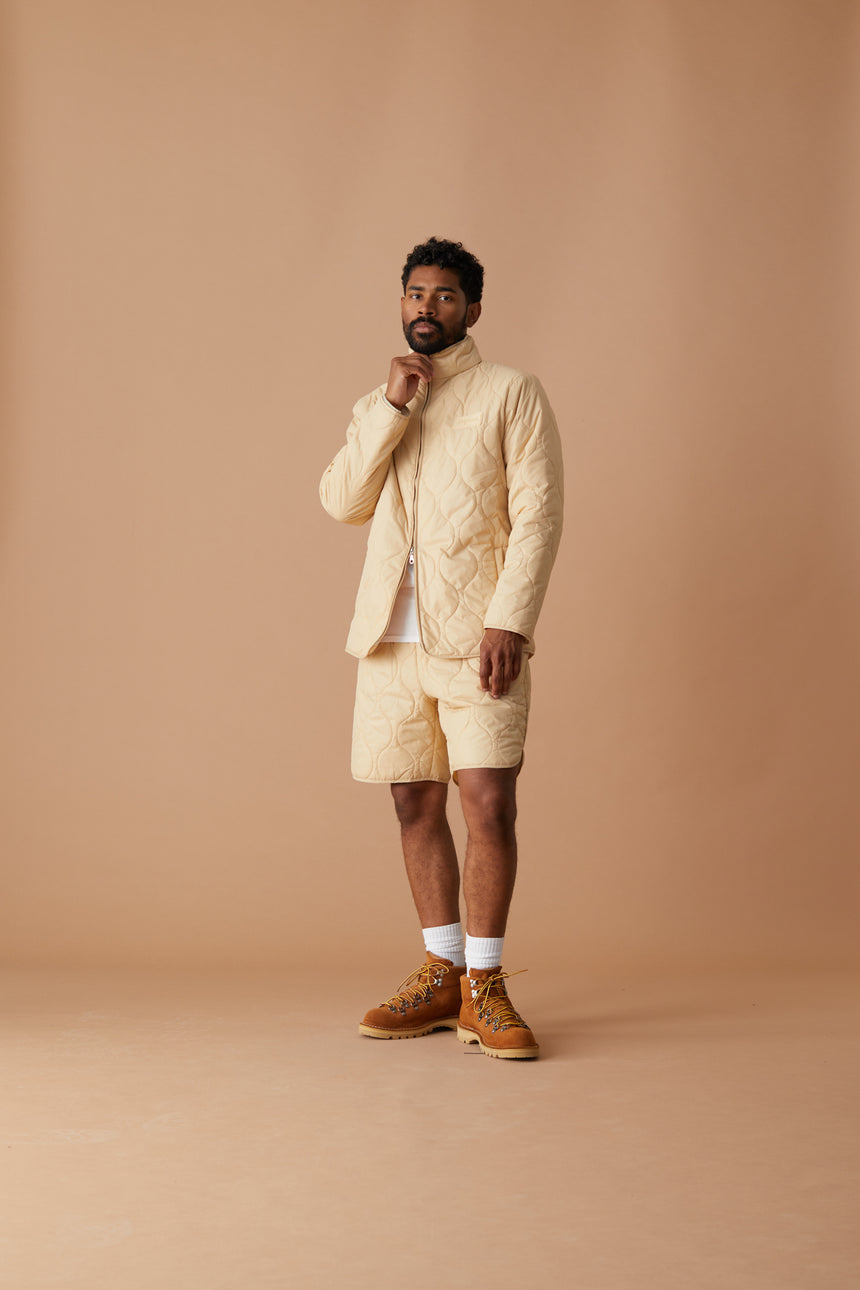 Tan Quilted Jacket LE