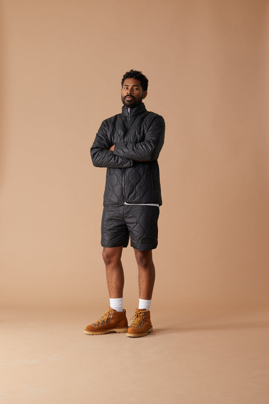 Black Quilted Shorts LE