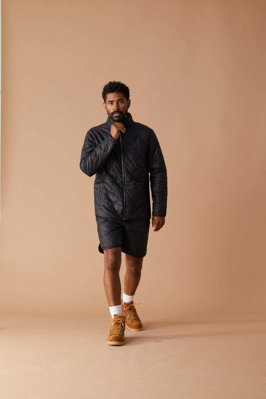 Black Quilted Jacket LE