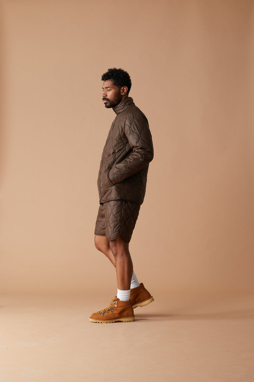 Brown Quilted Jacket LE