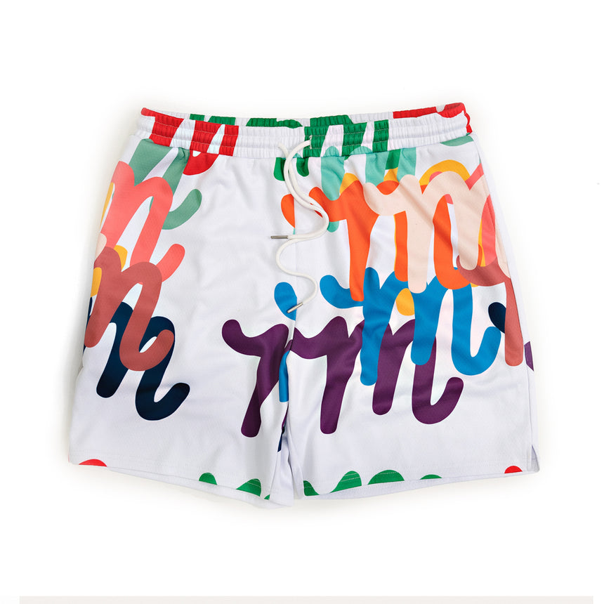 White Million Ms Mesh Shorts QS
