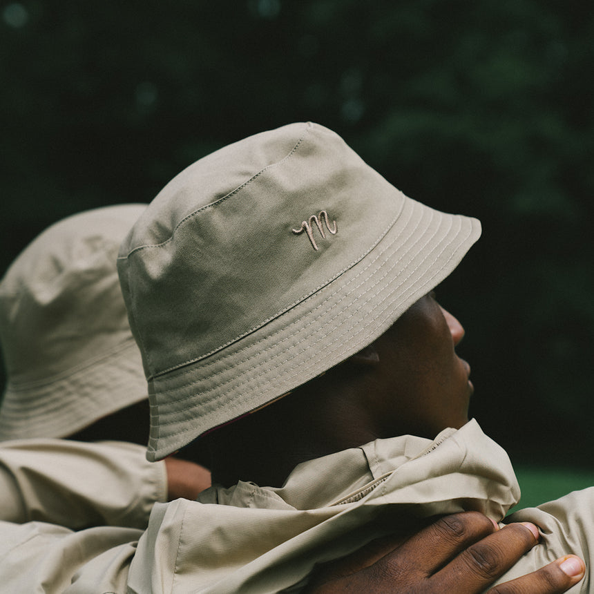 Khaki Reversible Bucket Hat