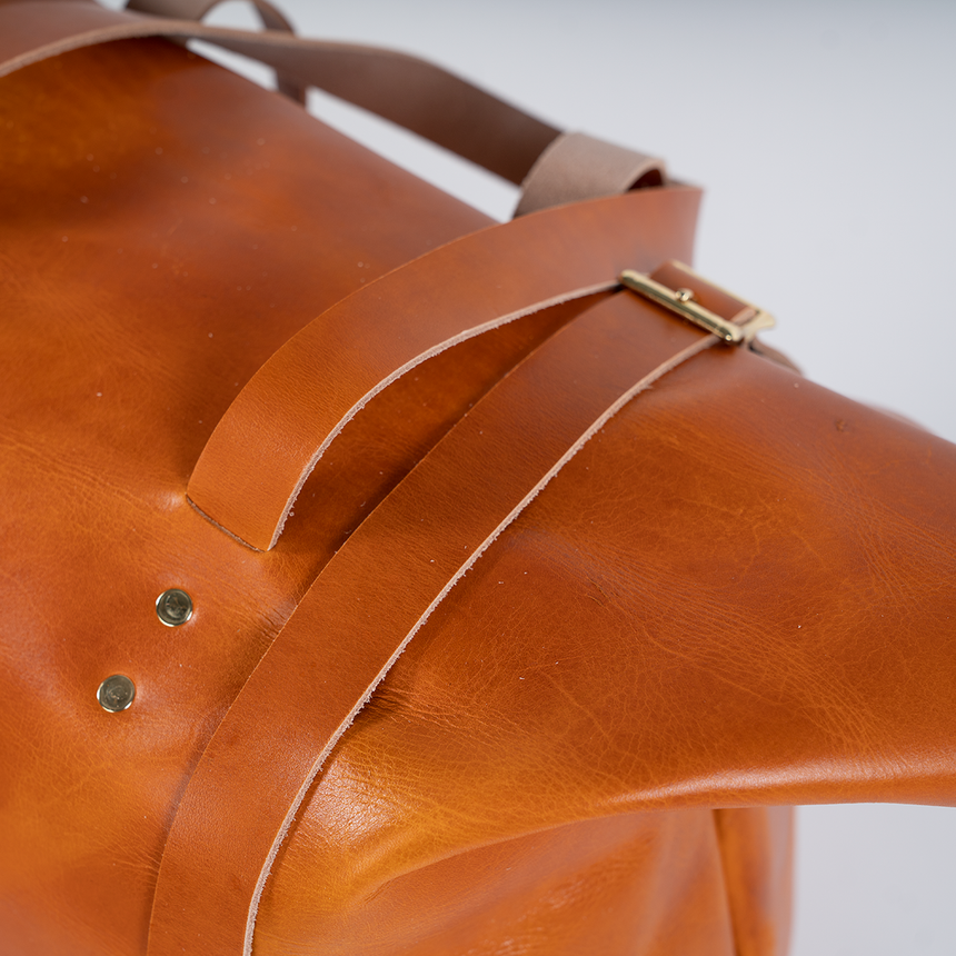 Cognac Duffle Bag
